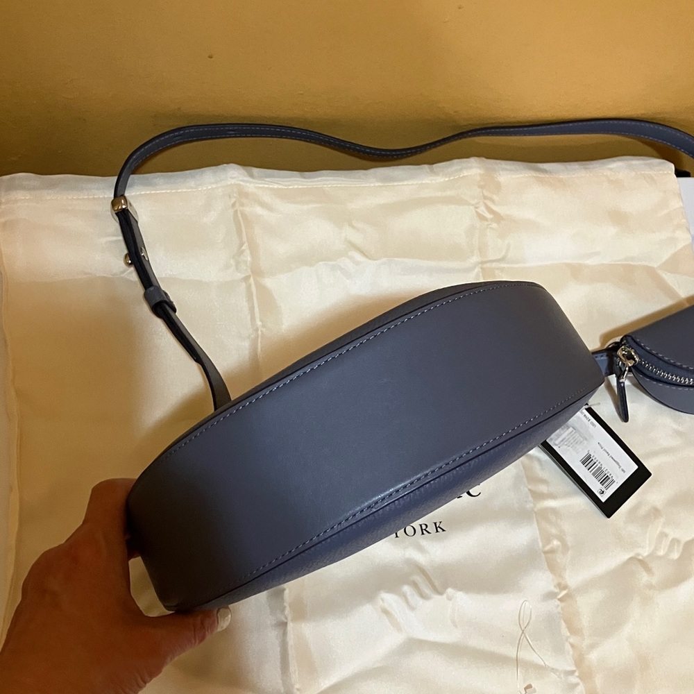 Kate Spade Duo MD Pebble Leather Shldr bag Cunder GRE - Picture 3 of 11